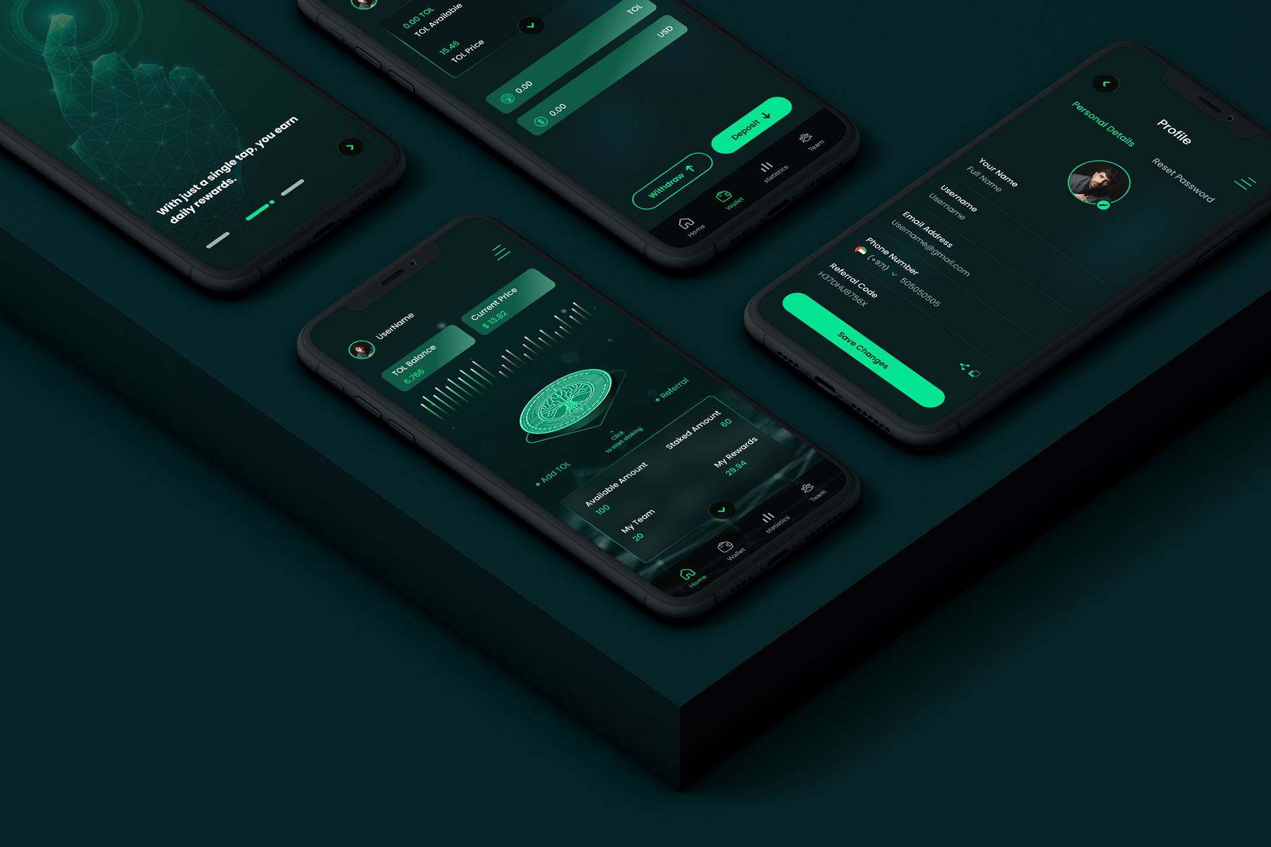 Staking App | Bashar Ramadan